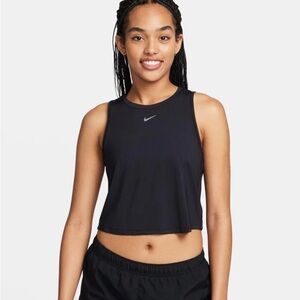Nike Women's One Classic Dri-FIT Cropped Tank Top - Black